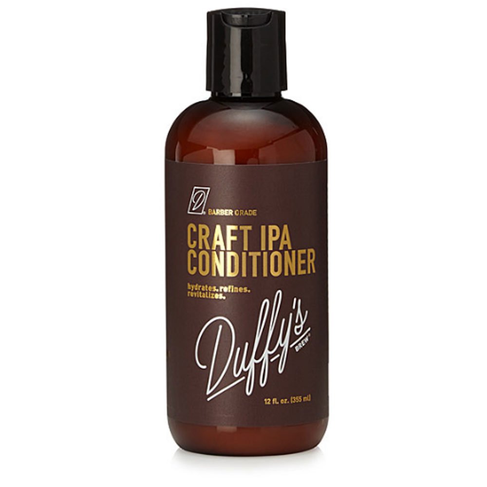 Duffy's Brew Premium IPA Craft Beer Conditioner - 12oz. Sulfate, Paraben & Phthalate Free. 100% Vegan. Moisturizes, Nourishes, Seals, Protects & Color Safe … (12 fl oz)