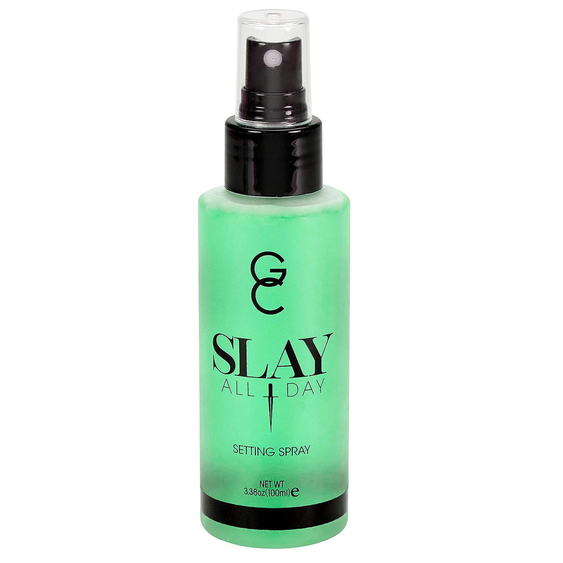 GC Make Up Setting Spray - Gerard Cosmetics Slay All Day Cucumber Scented - OIL CONTROL, MATTE FINISH facial mist & makeup sealer, Keeps makeup fresh all day- 3.38oz (100ml) CRUELTY FREE, USA MADE