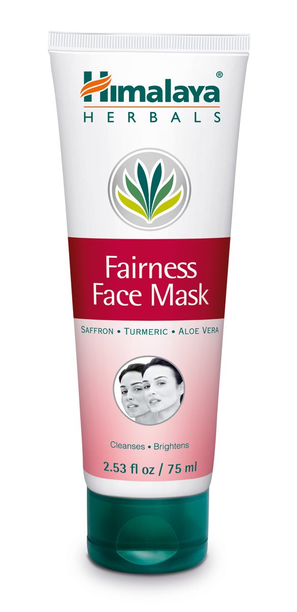 Himalaya Fairness Face Mask with Saffron, Turmeric, Aloe Vera for Bright and Radiant Skin 2.53oz/75ml