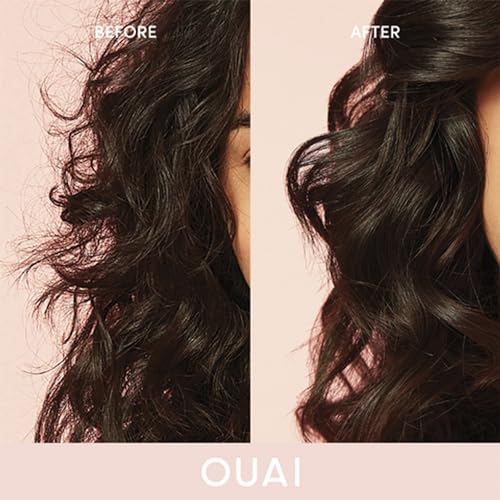 OUAI Anti Frizz Cream - Moisturizing Hair Cream with Frizz Control & Heat Protection - Provides Lasting Hydration with Jackfruit & Beetroot Extract - Paraben, Phthalate & Sulfate Free (6 oz)