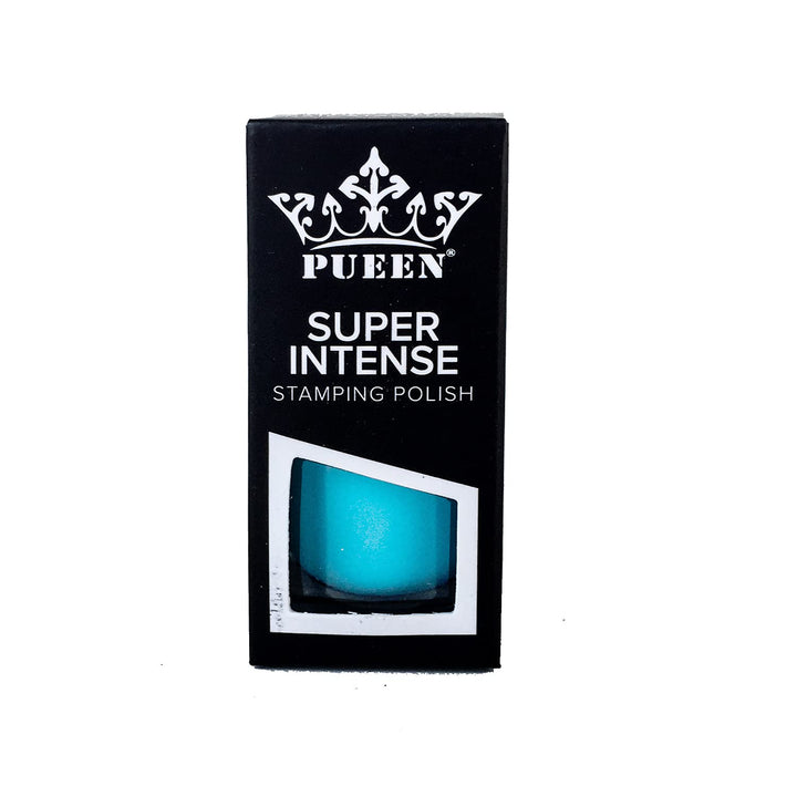 Pueen Super Intense Nail Polish For Nail Stamping Big 5 Free Formula Nail Color Lacquer (802 Baby Blue)