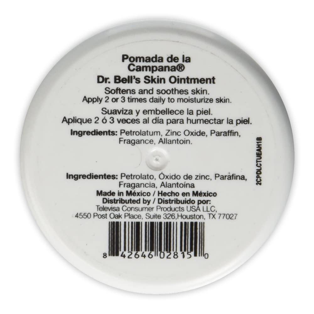 Pomada De La Campana Medicated Cream - Crema Medicada 1.2 Oz (Pack of 2) by Dr Bells