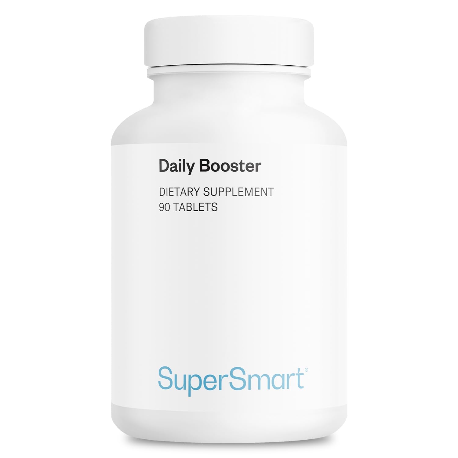 Supersmart - Daily Booster - with PQQ, Acetyl L-Carnitine & R-Lipoic Acid - Boost Your Daily Multivitamin Supplement | Non-GMO & Gluten Free - 90 Tablets