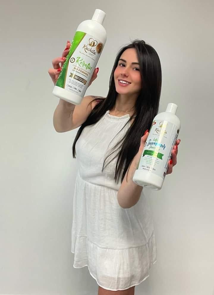 Kachita Spell New Hydrate Moisturizing Shampoo Intense Summer Sulfate and Paraben Free For Medium to Thick Dry, Color Treated Hair Made in USA 32 floz