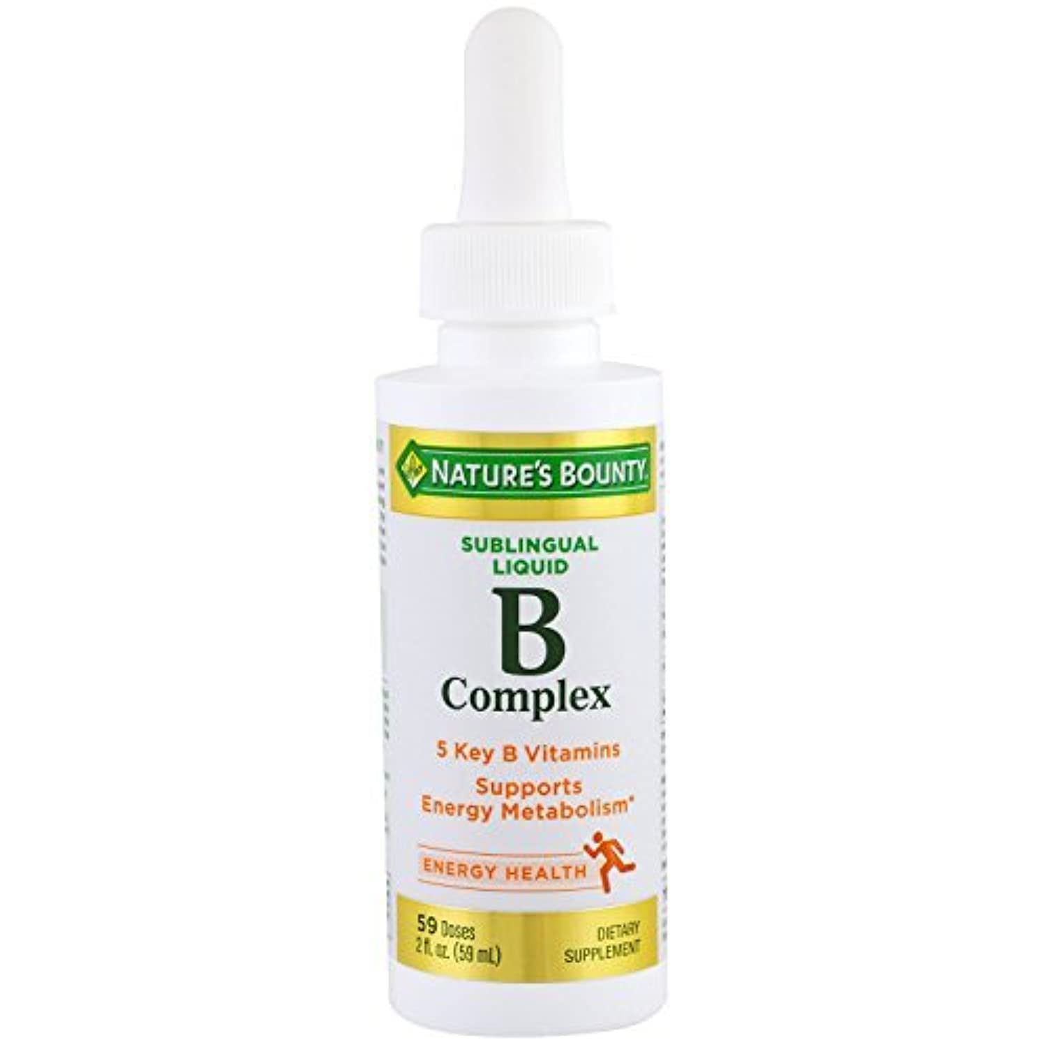 Nature's Bounty Vitamin B Complex Sublingual Liquid 2 oz