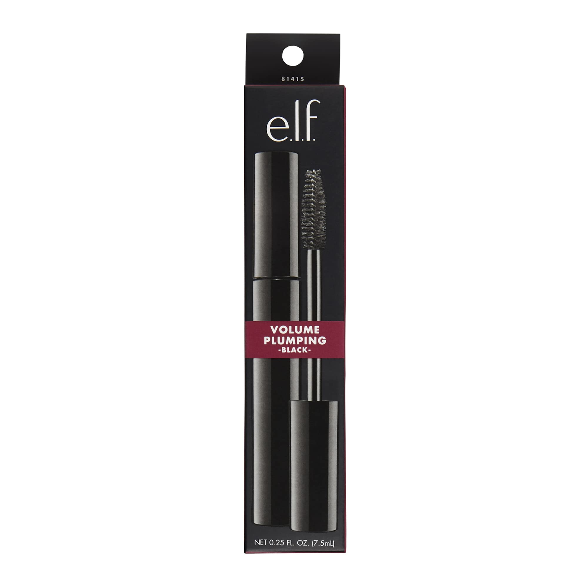 E.L.F. Cosmetics Volume Plumping Mascara, Black, 0.24 Ounce