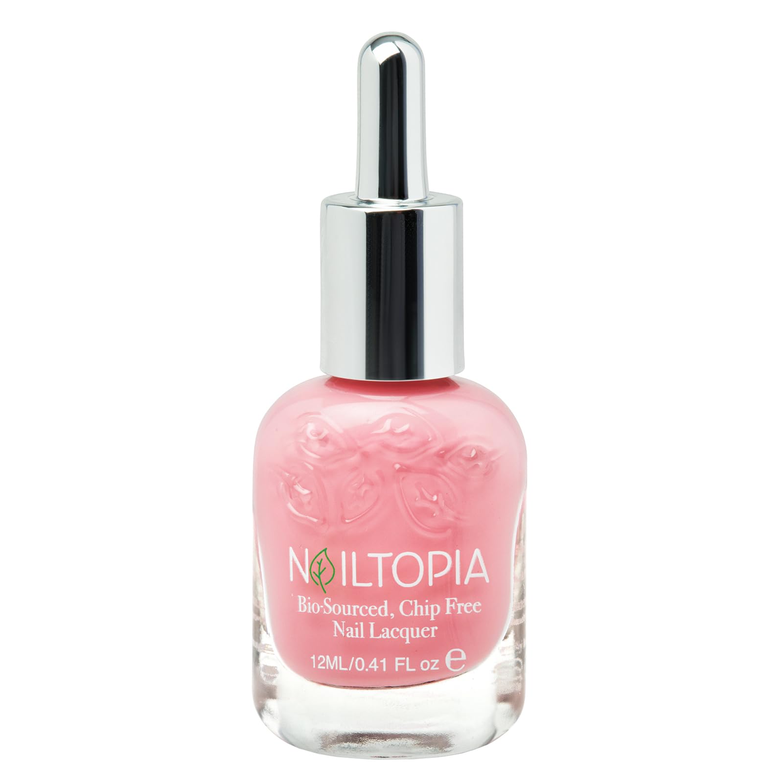 Nailtopia - Plant-Based Chip Free Nail Lacquer - Non Toxic, Bio-Sourced, Long-Lasting, Strengthening Polish - Uptown Girl (Light Pink) - 0.41oz