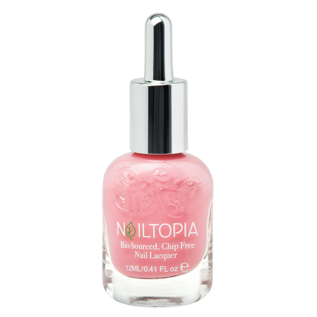 Nailtopia - Plant-Based Chip Free Nail Lacquer - Non Toxic, Bio-Sourced, Long-Lasting, Strengthening Polish - Uptown Girl (Light Pink) - 0.41oz