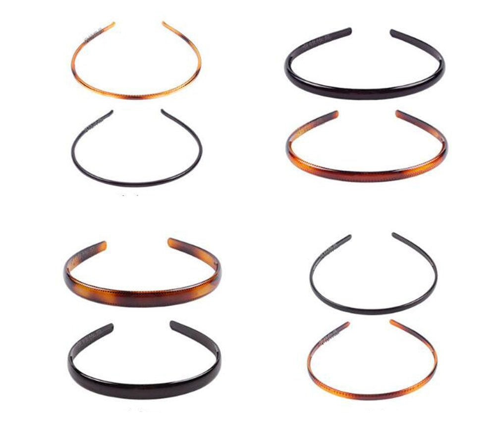 Plastic Tooth Hair Comb Headband Hard Headbands Ribbon Hairband Women Men Hair Accessory (style03)