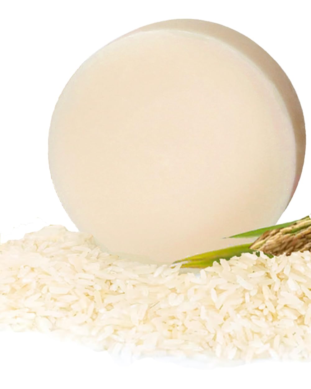 Rice Water Shampoo Bar for Hair Strengthening and Repair - Sulfate-Free, Vegan Formula with Nourishing Oils - Solid Shampoo for Healthy Locks, Thinning Hair and Color-Treated Hair, 3.2 oz