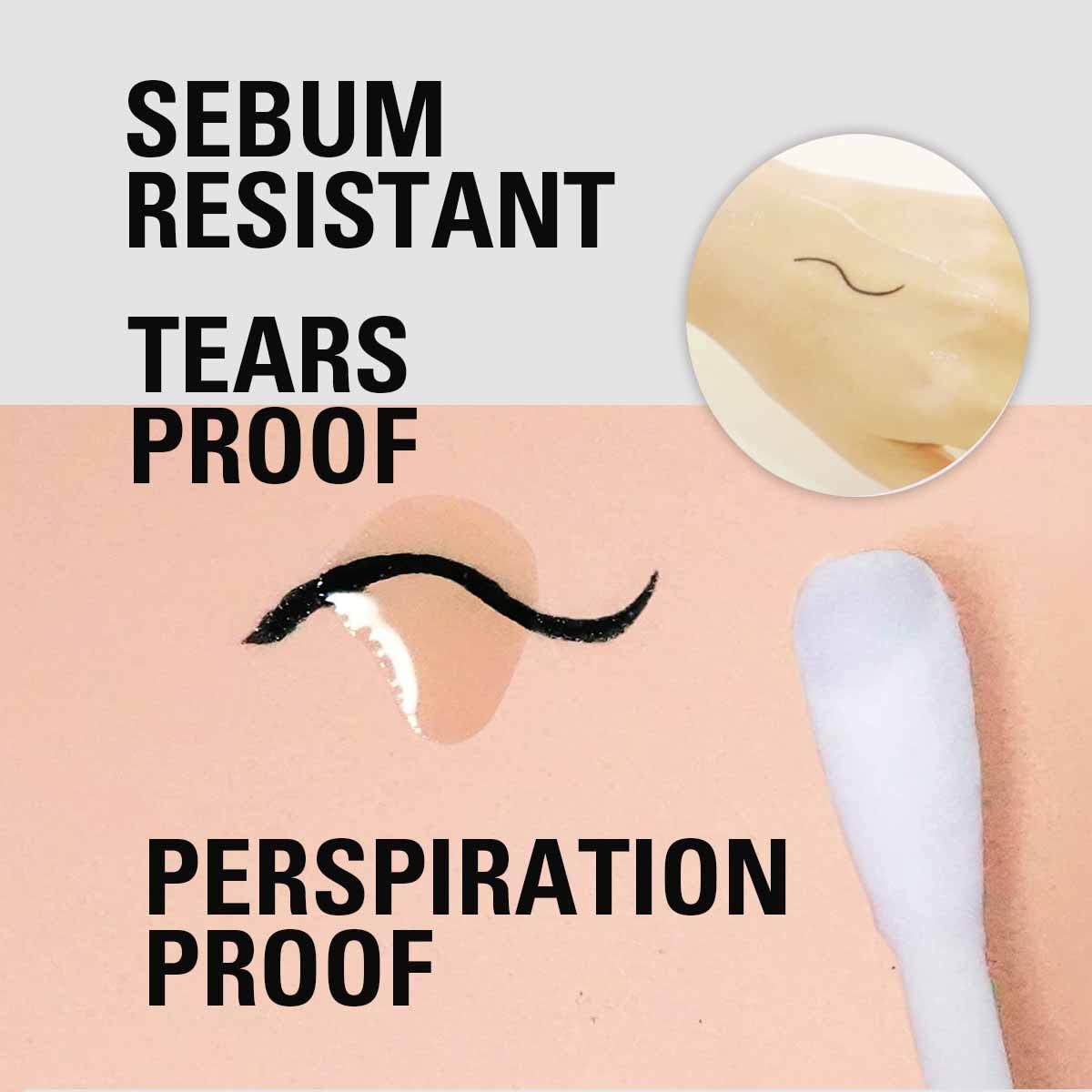 Heroine Make by KISSME Eyeliner Trio Set | 3 Full-Size - Waterproof Smooth Liquid Eyeliner, Japanese Eye Makeup for Smudge-free, Super Keep 01 Jet Black