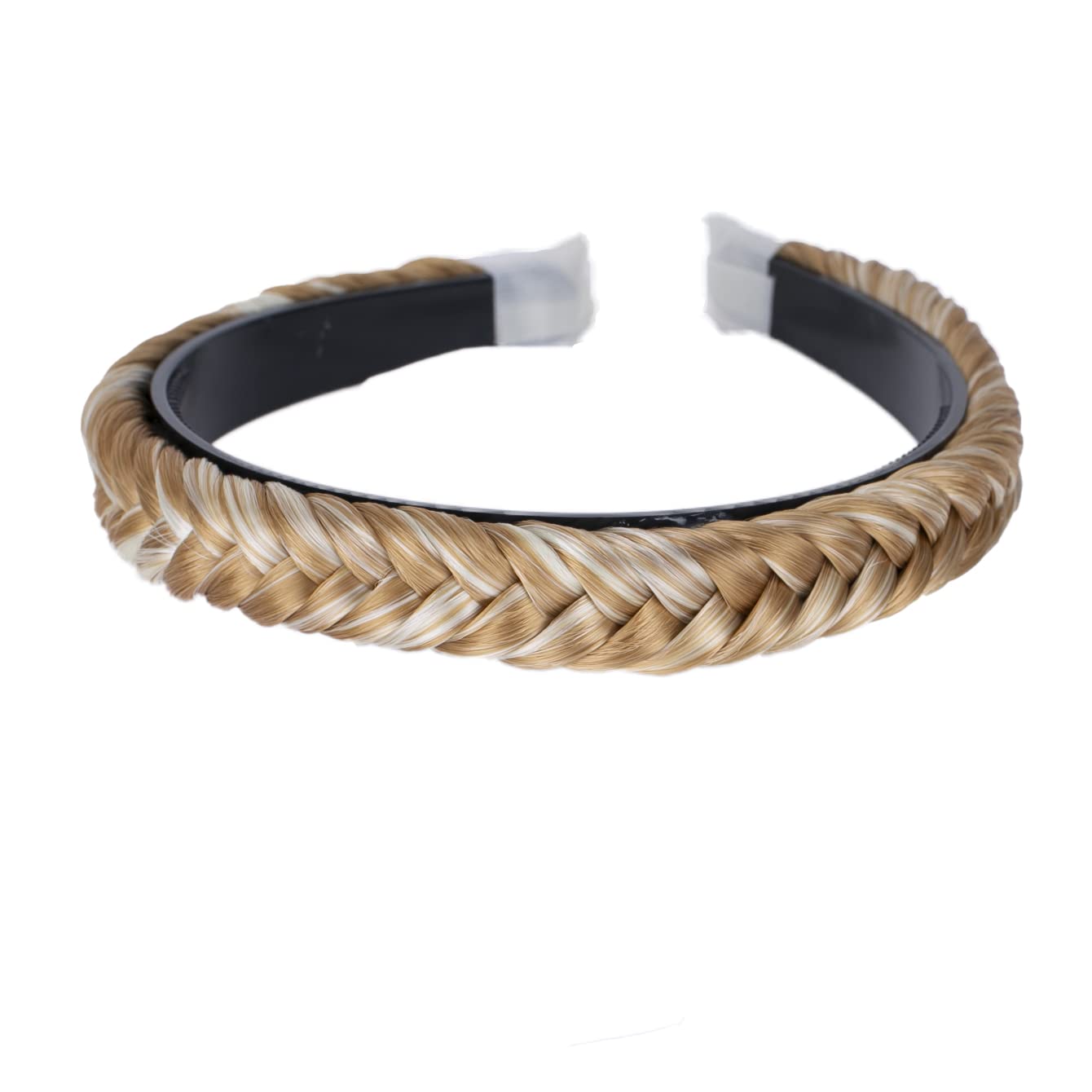 blonde mix # 25H613 HHR12 : PRETTYSHOP Hair Band Plaited Braid Headband Hairpiece blonde mix # 25H613 HHR12