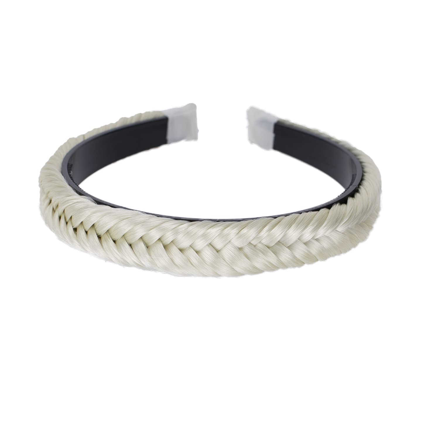 platinum blond # 613 HHR7 : PRETTYSHOP Hairband Plaited Braid Headband Hair Piece Diverse Colors (bleach blonde 613)