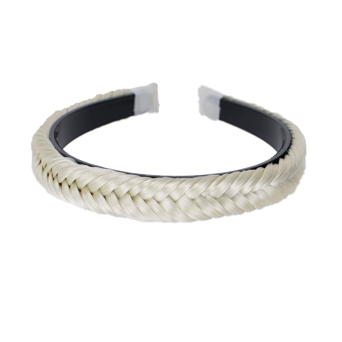 platinum blond # 613 HHR7 : PRETTYSHOP Hairband Plaited Braid Headband Hair Piece Diverse Colors (bleach blonde 613)