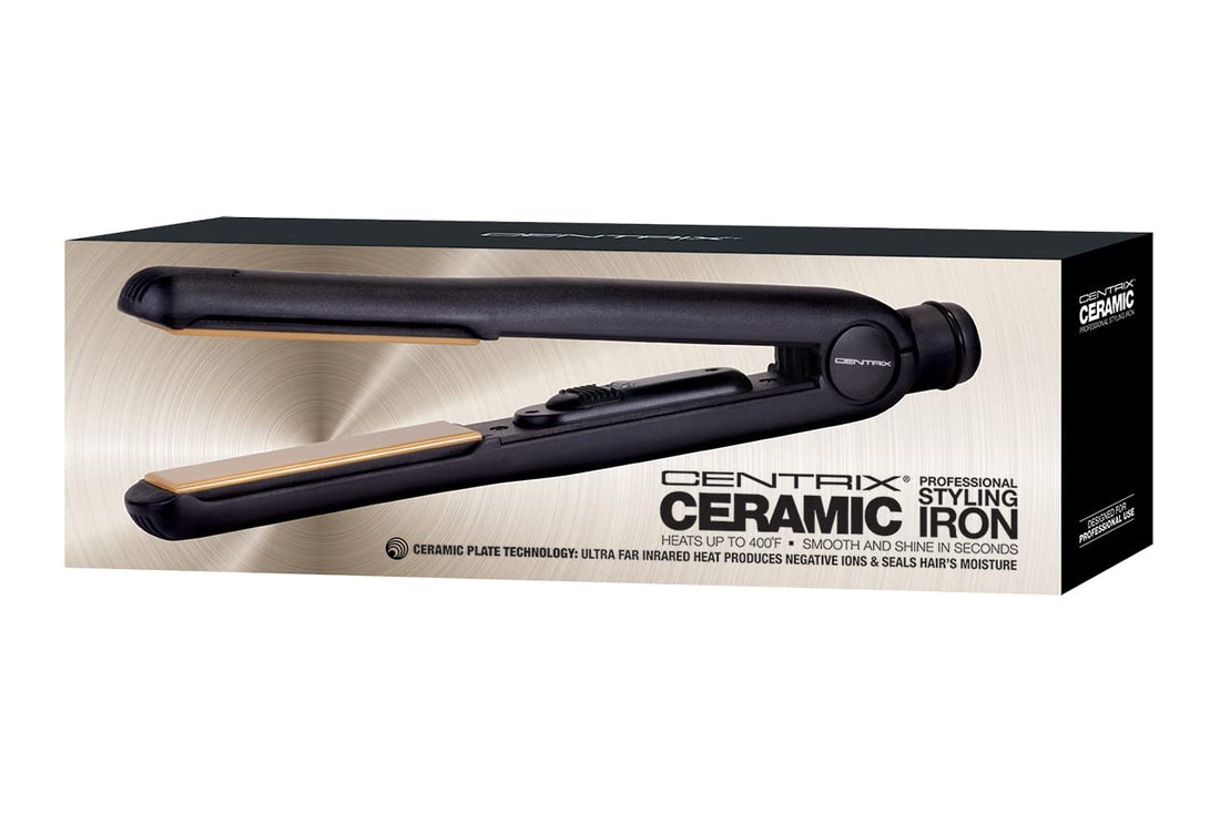 Centrix Ceramic Styling Flat Iron, 1 Inch, 22.4 Ounce