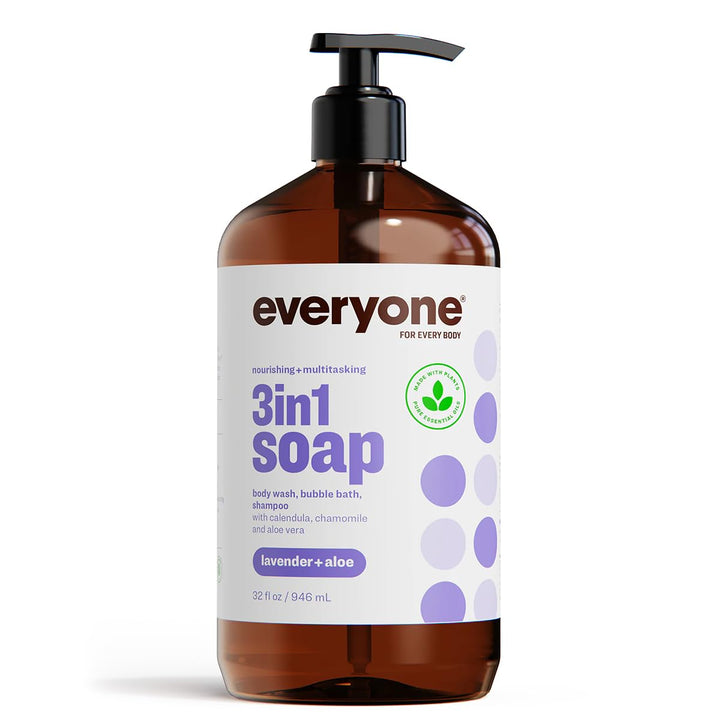 Everyone Soap For And Every Body, Lavender And Aloe, 32 Ounce