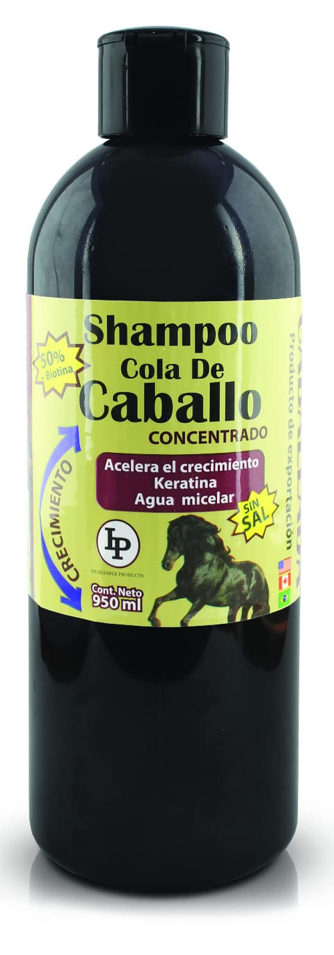 CABALLADO Shampoo Caballada sin sal (950ml) Acelera el crecimiento de tu cabello!