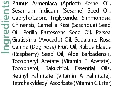 Miracell Skin Relief and Support, Apricot Kernel Oil, Coconut Oil, Sesame Oil Jojoba Oil, Avocado Oil, Camellia oil, Rosehip oil Vitamin E, Serum 2 oz