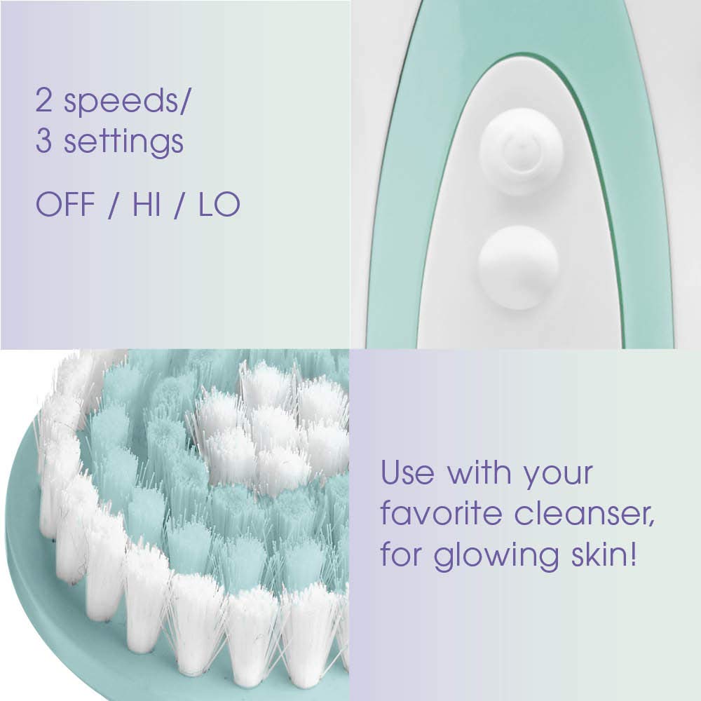 True Glow By Conair Battery Operated Facial Cleansing Brush