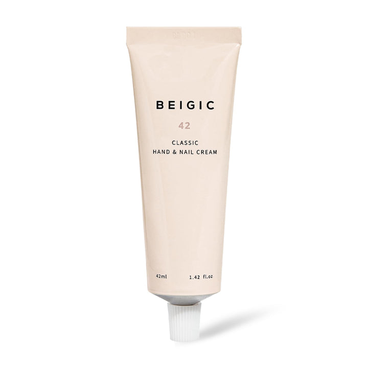 BEIGIC Classic Hand & Nail Cream - Bergamot, Sage & Mandarin Vegan Quick-Absorbing Non-Greasy Handcream to Smooth Fine Lines, Soften & Hydrate (1.42 fl.oz)