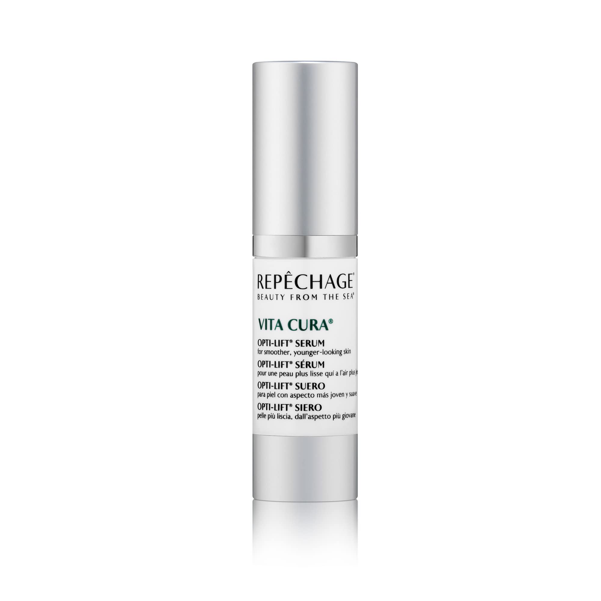 Repechage Eye Opti Serum Use Around the Eye After Cleansing and Toning. Vita Cura Opti-Lift Face Serum for Appearance Signs of Premature Aging. Smoother, Younger Looking Skin Used Day and Night 15ml.