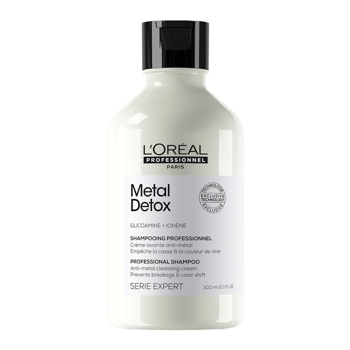 L’Oreal Professionnel Metal Detox Shampoo - Sulfate-Free Anti-Breakage Shampoo For Damaged or Color-Treated Hair, Detoxifies, Prevents Damage & Prolongs Hair Color