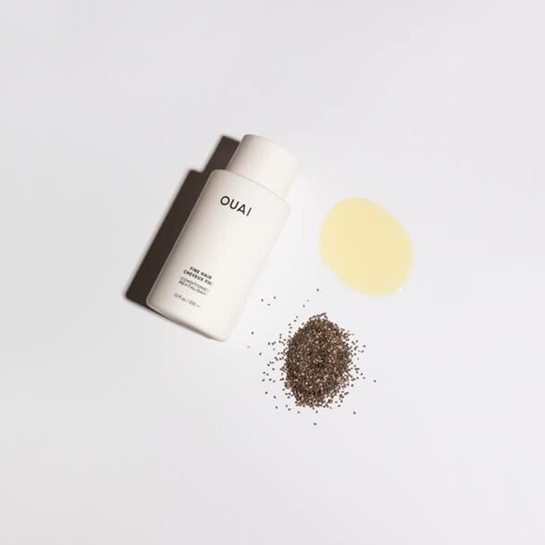OUAI Fine Hair Detox Shampoo & Conditioner Bundle - Volumizing Hair Care Set for Added Softness, Bounce & Removing Product Build Up (2 x 10 Oz)
