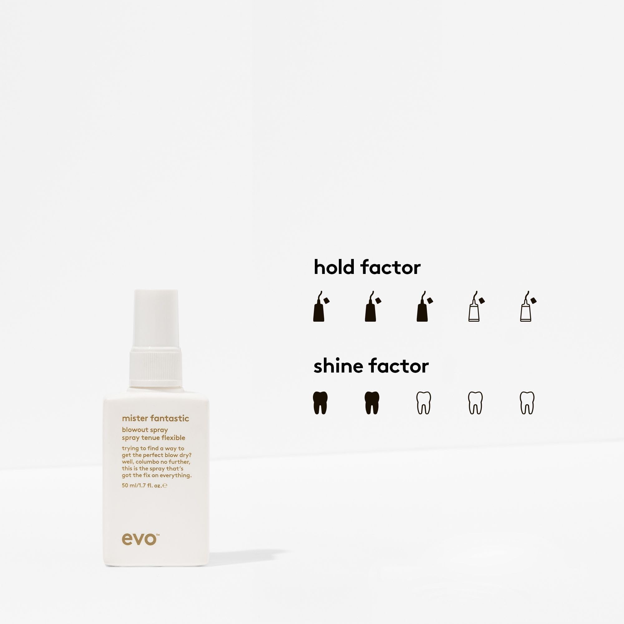 EVO Mister Fantastic Blowout Spray, 1.7 Fl Oz, Travel Size