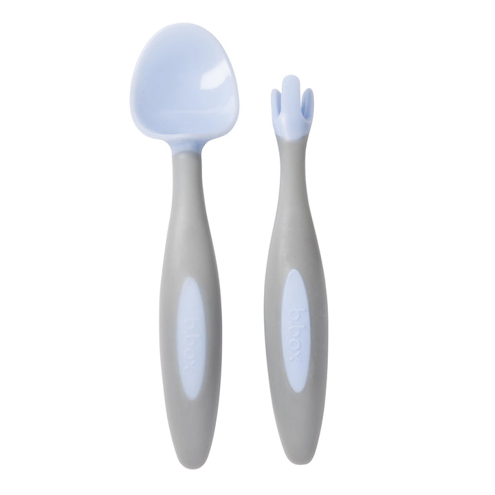 b.box Toddler Cutlery Set – Patented FLORK™ Flower Fork & Easy-Grip Spoon with Travel Case. BPA-Free, Dishwasher Safe. Designed by Occupational Therapists. Ages 9M+ (Bubblegum)