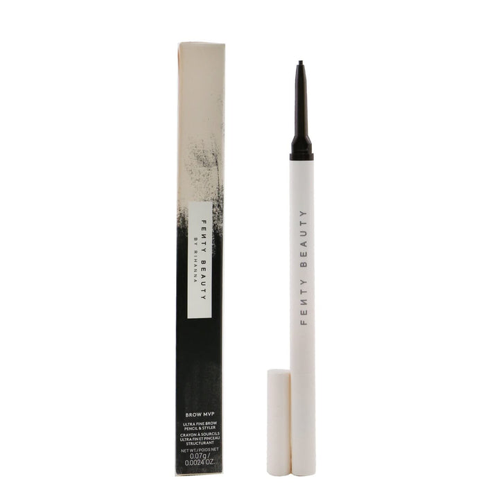 Brow MVP Ultra Fine Brow Pencil and Styler - Black Brown by Fenty Beauty for Women - 0.002 oz Eyebrow Pencil