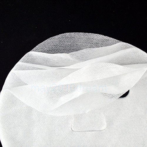 GBSTORE 100 Pcs DIY White Color Natural Spa Skin Care Skin Fiber Paper Pre-cut Facial Paper Sheet Facial Mask