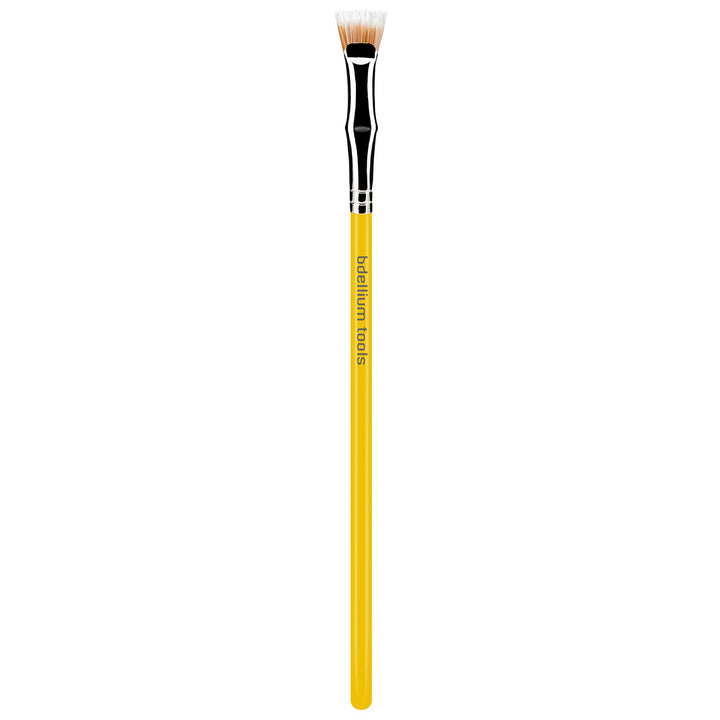 Bdellium Tools Professional Makeup Brush Studio Line - Duet Fiber Bent Mascara Fan 729