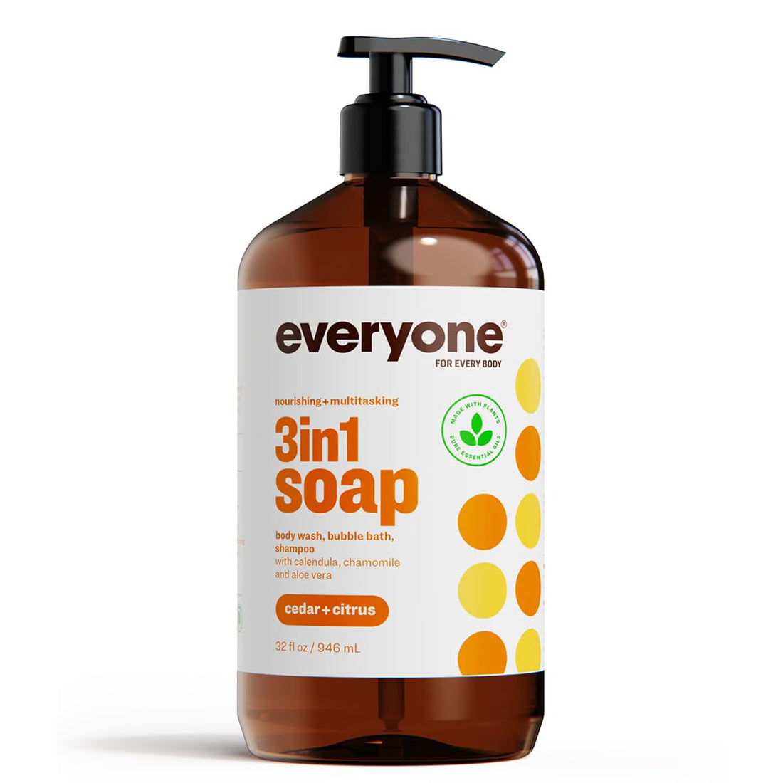 Everyone Soap For Every Man, Cedar And Citrus, 32 Ounce