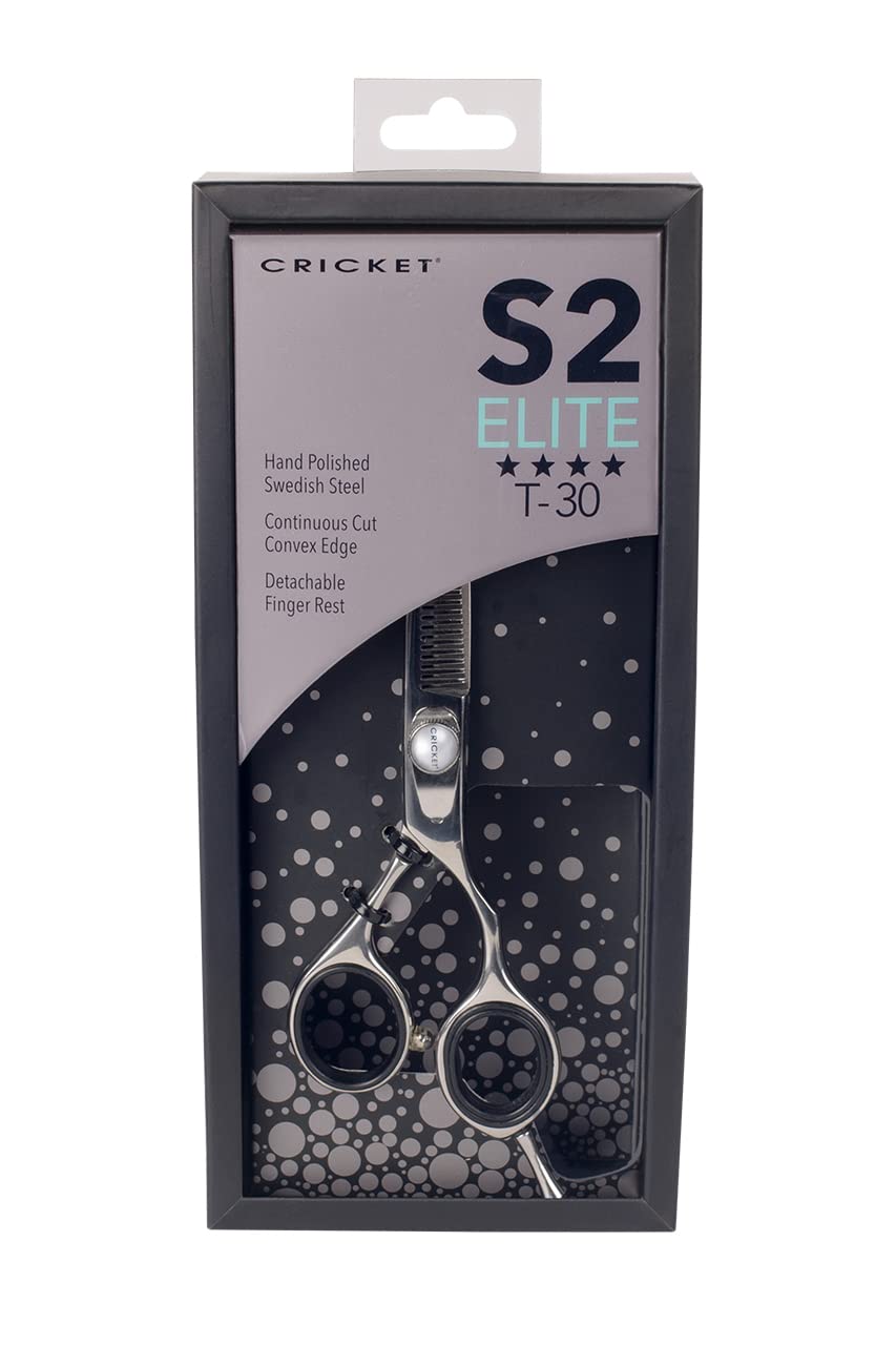 Cricket S-2 T-30 Carded Professional Thinning Hair Shear, 2.88 Ounce