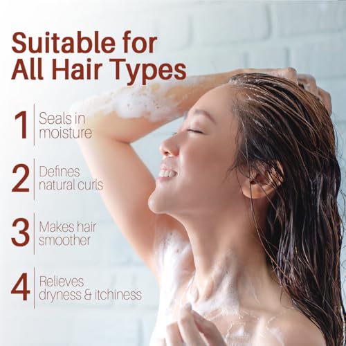 Castor Oil Shampoo and Conditioner - Sulfate Free with Peppermint Oil, Lavender and Rosemary - Castor Oil Shampoo for Hair Growth - Hydrating and Nourishing Castor Oil Shampoo - 16 oz each