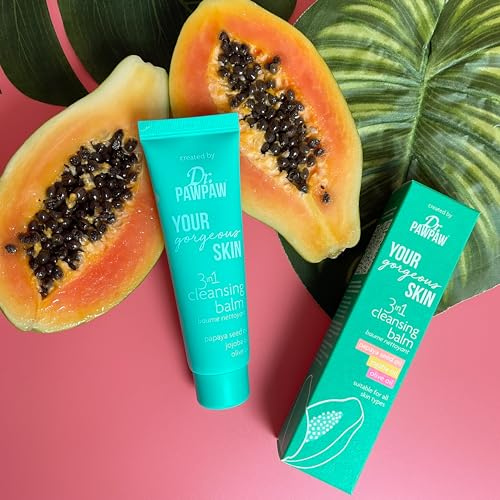 Dr.PAWPAW Your Gorgeous Skin 3 In 1 Cleansing Balm: Lightweight, Brightening, Conditioning, Resurfacing & Hydrating (50 ml)