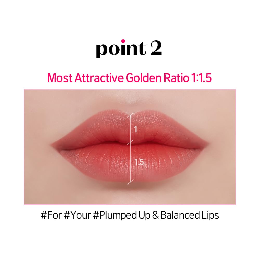 ETUDE Lip Tailor with Built in Lip Liner 0.8g - Dusty Salmon, Lip Pencil for Natural Plumped Lips, Long Lasting, Korean Makeup, Kbeauty, Perfect for Gift