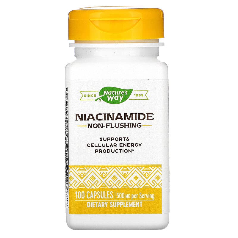 Nature's Way Niacinamide 500mg, Pack of 3