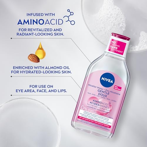 Nivea MicellAIR Water For Dry And Sensitive Skin Make-Up Remover, 400 ml