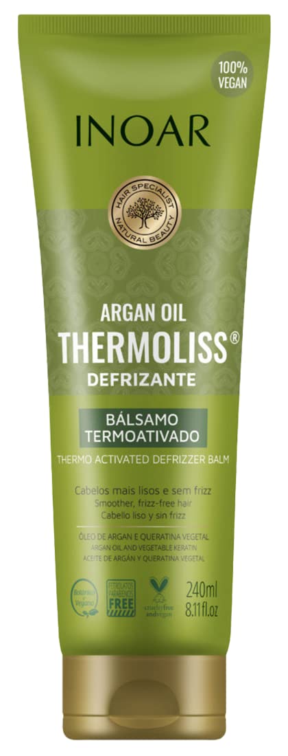 Inoar Thermoliss Keratin Straightening Conditioner for All Hair Types – 240 Grams