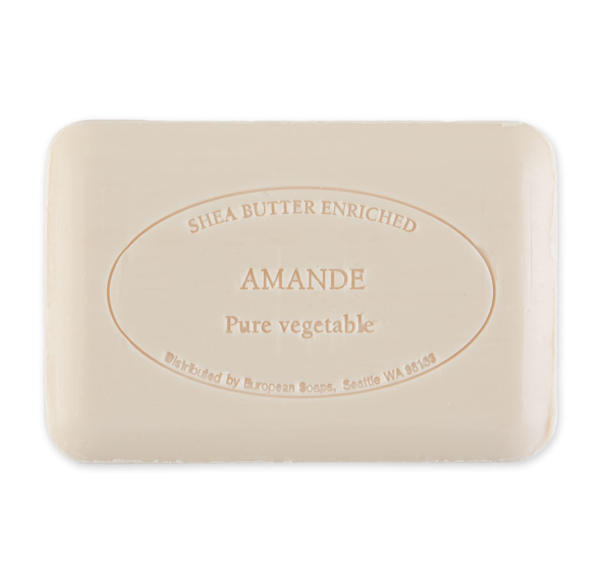 Pre de Provence Shea Butter Enriched Artisanal French Soap Bar (250 g) - Amande