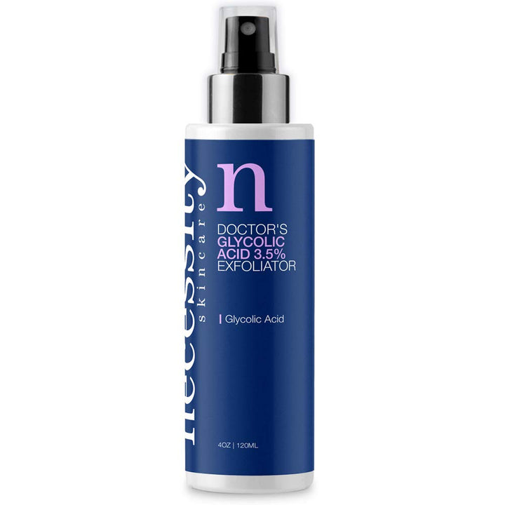 Necessity Skincare Doctors Glycolic Acid 3.5 Exfoliator for Face Fluid Ounce, 4 Fl Oz