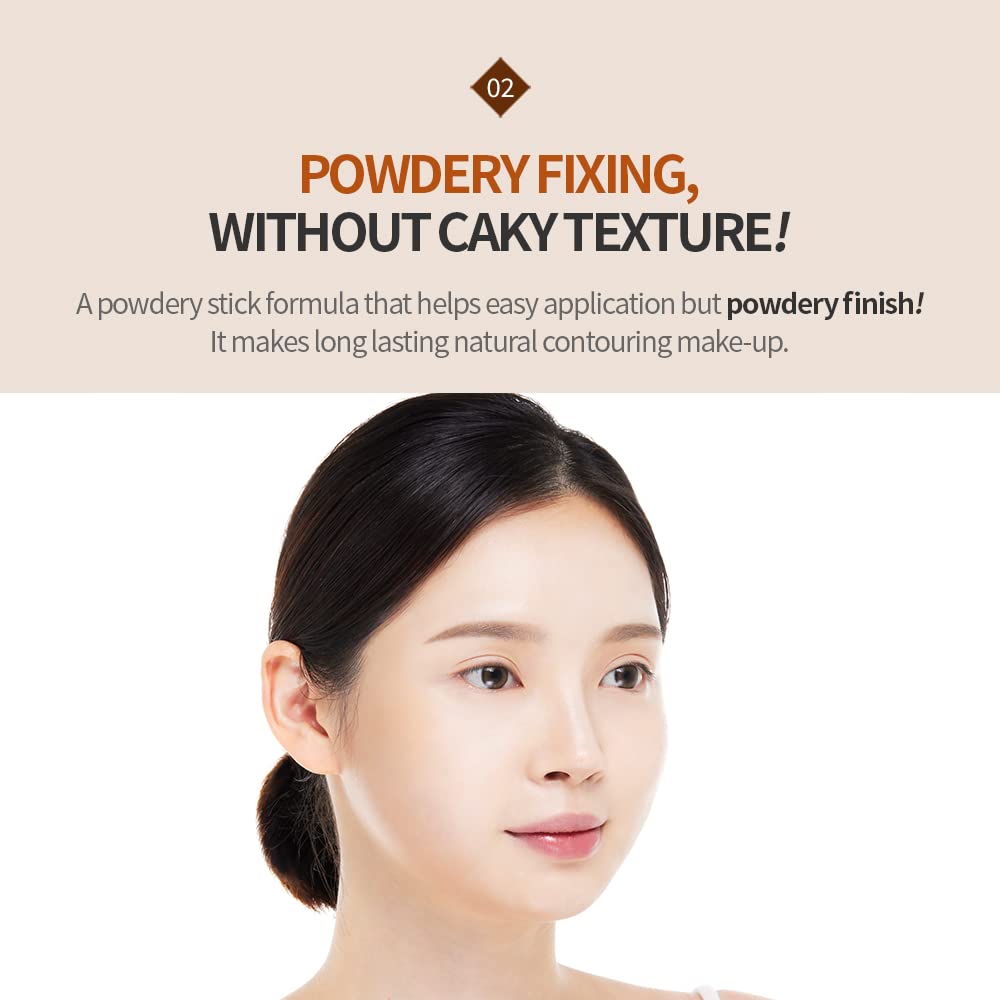 ETUDE Play 101 Stick Contour Duo - Intense | Creamy Shading and Highlighter Duo for Easy Contouring Makeup, Kbeauty, Korean Makeup, Perfect for Gift