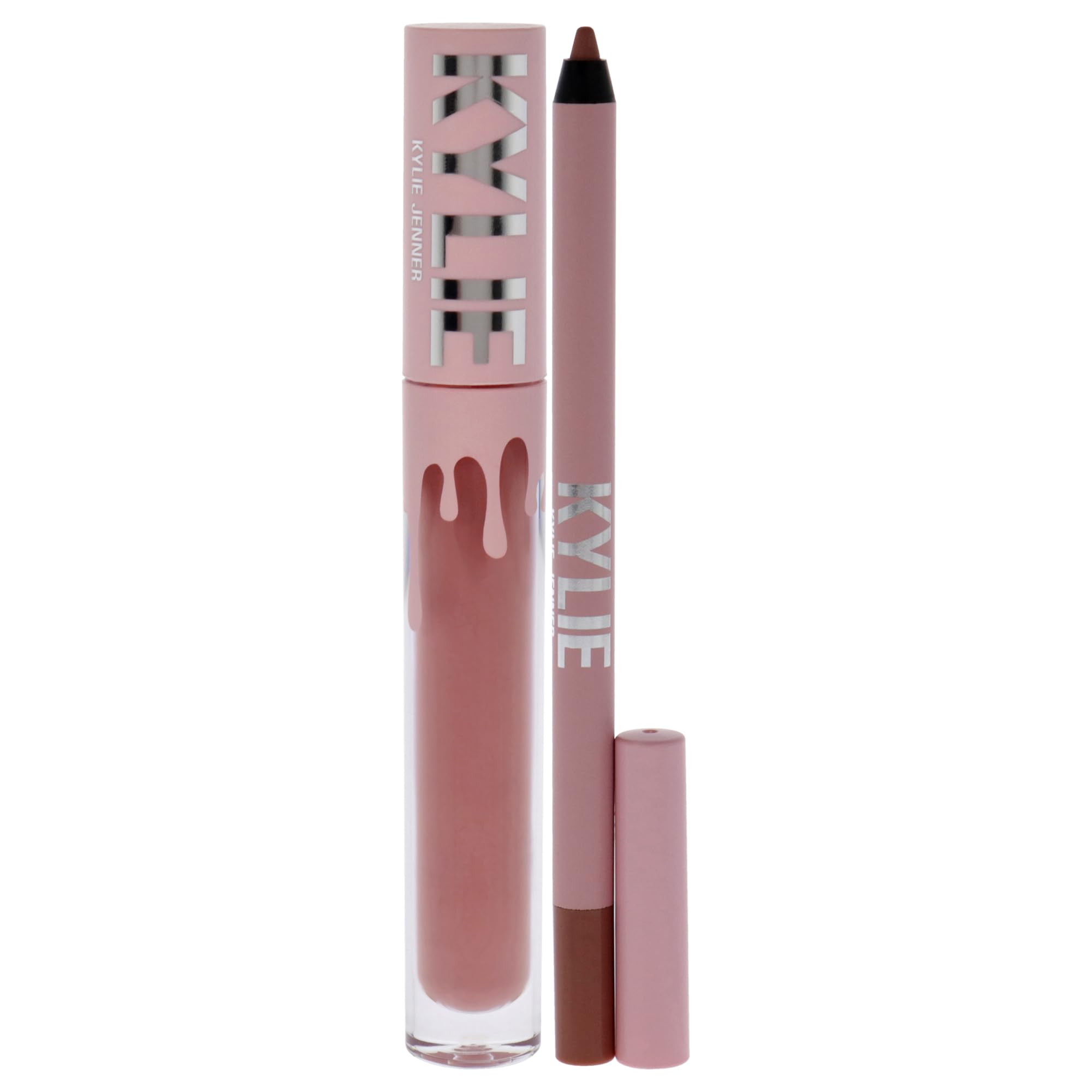 Velvet Lip Kit - 700 Bare by Kylie Cosmetics for Women - 2 Pc 0.10 oz Velvet Liquid Lipstick, 0.03 oz Lip Liner