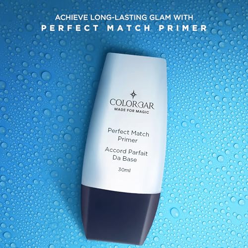 Colorbar Perfect Match Primer - Gel-Based Formula for Flawless Makeup - Face Primer with Nourishing Ingredients Hydrate Skin - Paraben Free - 1 oz
