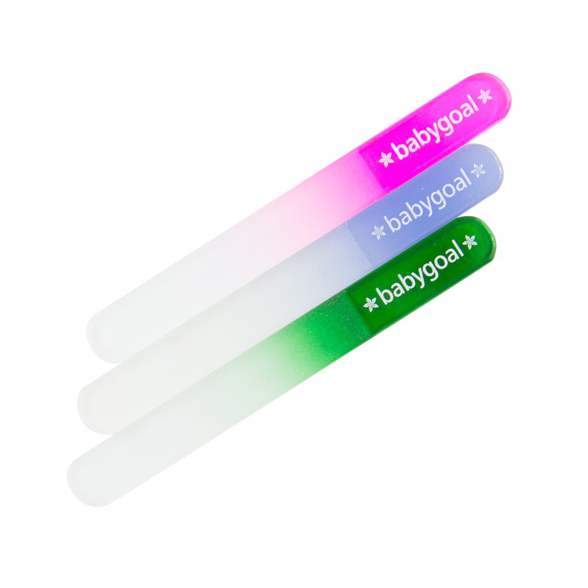 Newborn Baby Nail File 3 Pack with a Pouch, Emery Board Glass Crystal for Newborns, Toddlers, Infant, Babies & Young Children - Gift for Babies, New Moms 3NF03