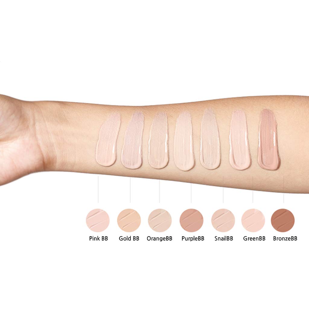 [SKIN79] Golden Snail Intensive BB Cream (SPF50+/PA+++) 45g - Moist and Smooth Finish, Golden snail For weak and dry skin, BB cream, 45g, Gold, 1piece