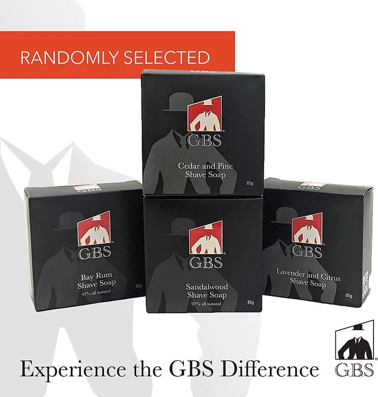 Men's Grooming Set with Wood Shaving Bowl & 97% All Natural Gbs Ocean Driftwood Shave Soap