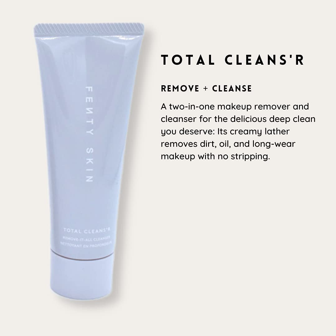 Fenty Skin Start'r Set: Total Cleans'r, Fat Water Toner Serum, Hydra Vizor Sunscreen