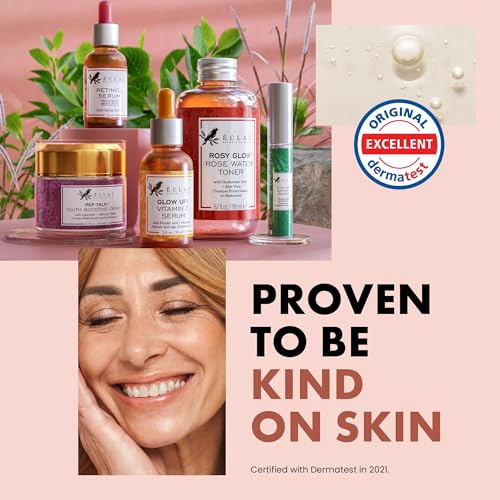 Eclat Skincare Rose Water Toner – Hydrating Toner for Face - Rosewater with Hyaluronic Acid & Aloe Vera - Alcohol Free & Skin Soothing Formula - Rejuvenating & Calming Facial Skin Care